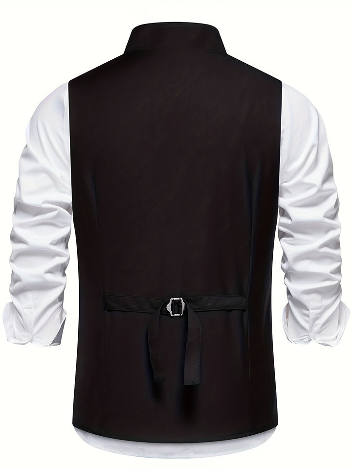 Wendelin | Elegante Anzugweste mit asymmetrischer Knopfleiste