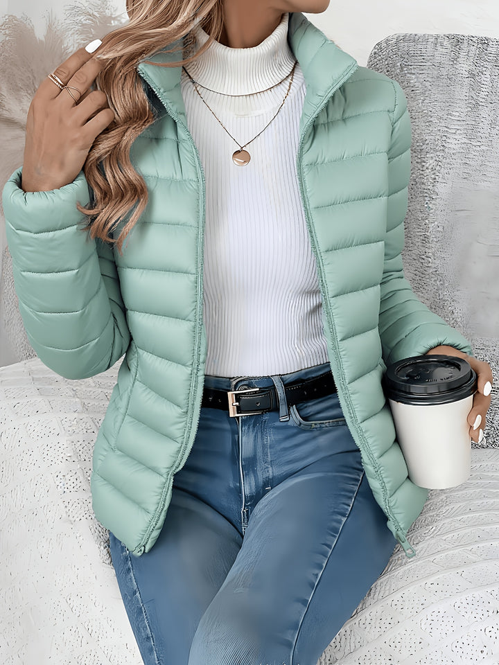 Melanie | Leichte Steppjacke mit Stehkragen