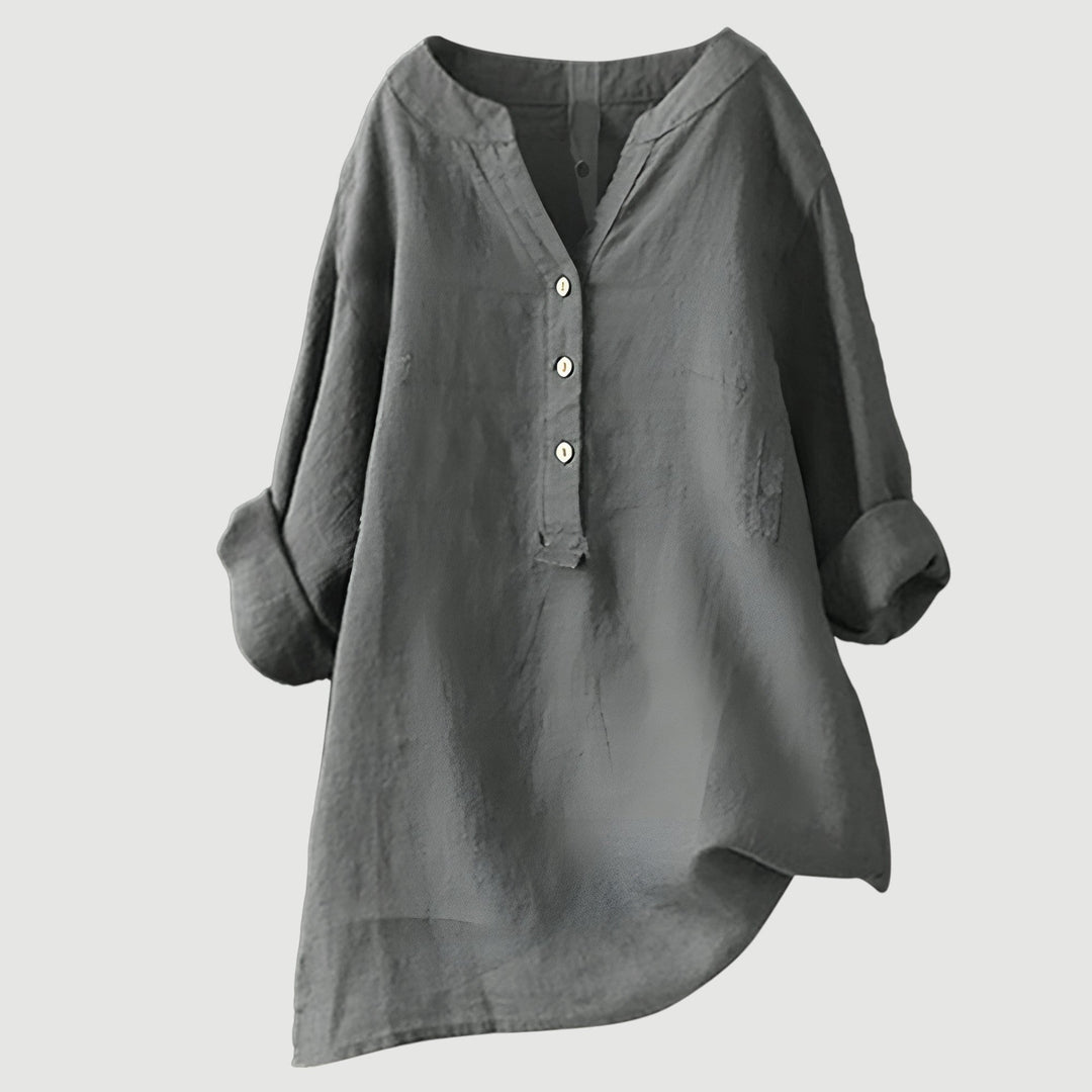 Selma | Feminine Bluse mit V-Ausschnitt
