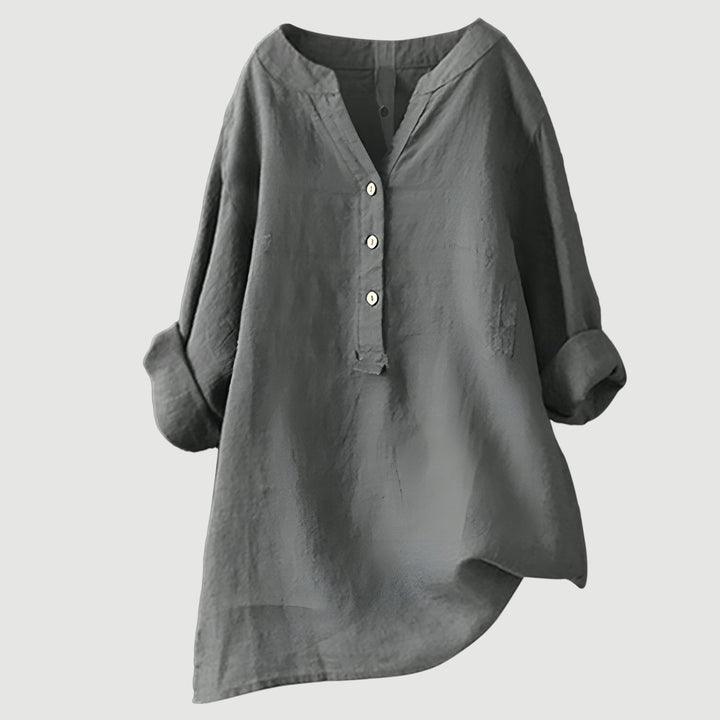Selma | Feminine Bluse mit V-Ausschnitt