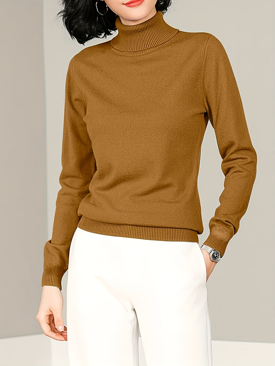 Hertha | Femininer Rollkragenpullover