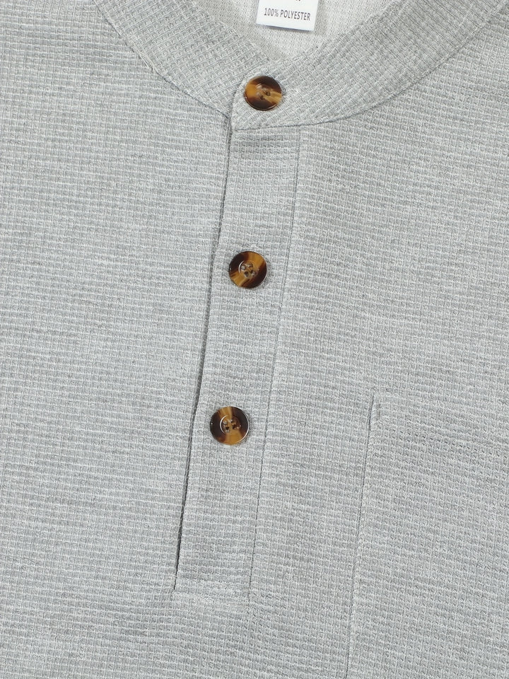 Ottmar | Legeres Longsleeve-Shirt mit Knopfleiste