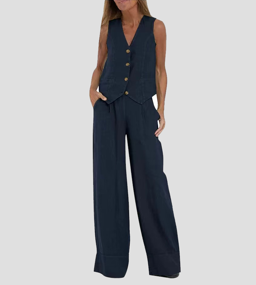 Heike | Elegantes Westen-Hosen-Set