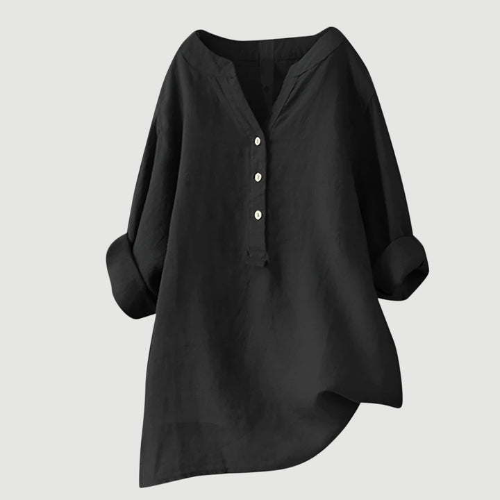 Selma | Feminine Bluse mit V-Ausschnitt