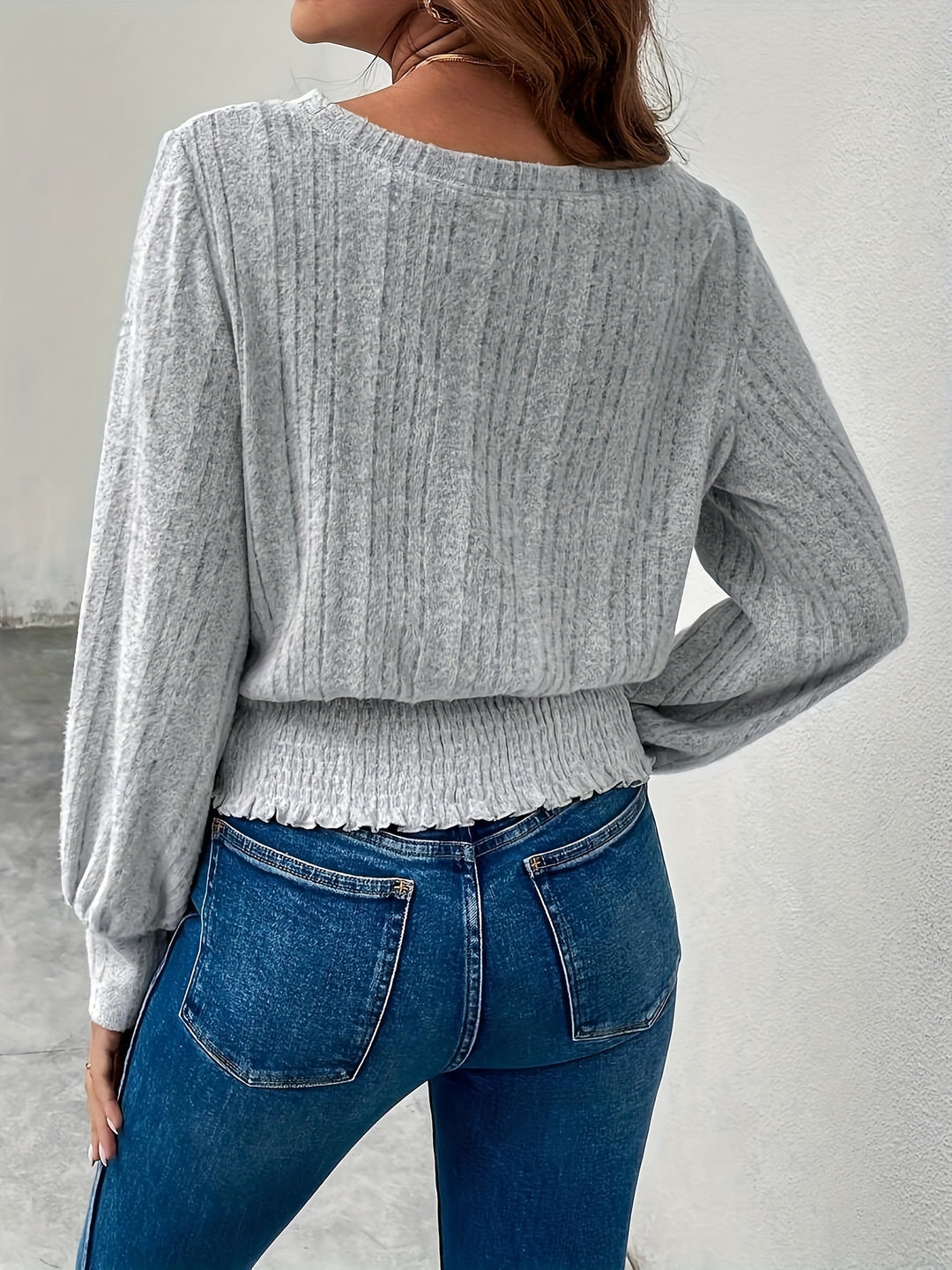 Marta | Elegantes Langarm-Oberteil