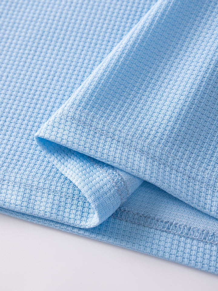 Kai | Strukturiertes Langarmshirt mit Waffelmuster