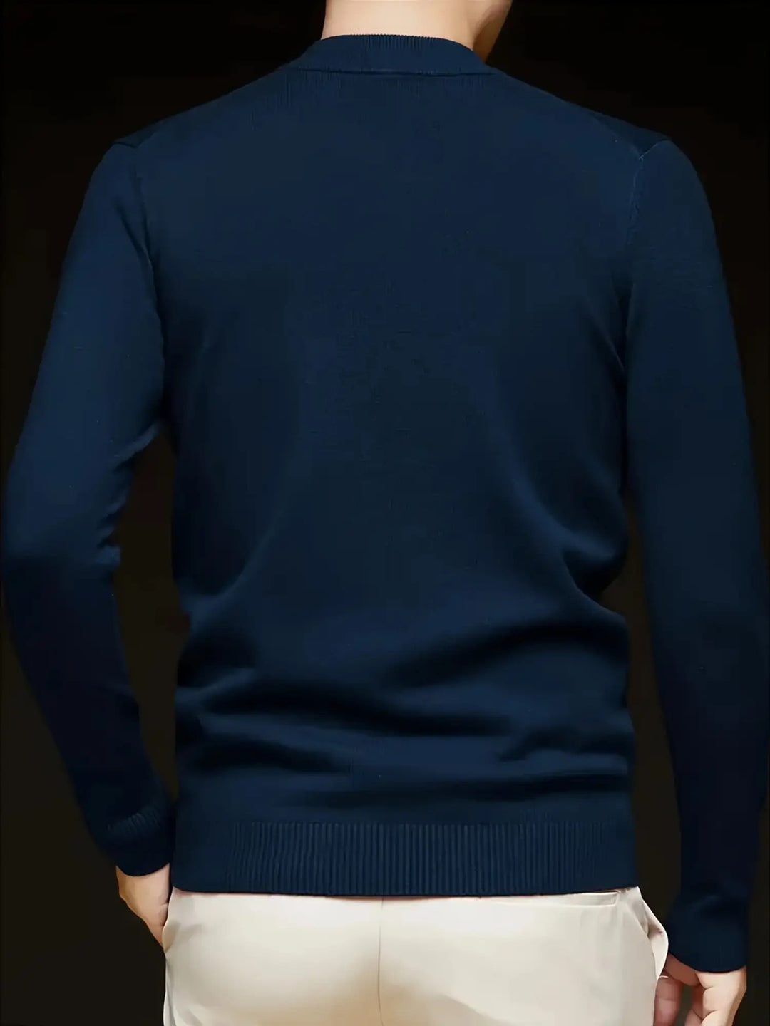 Henning | Weicher Stehkragen-Pullover