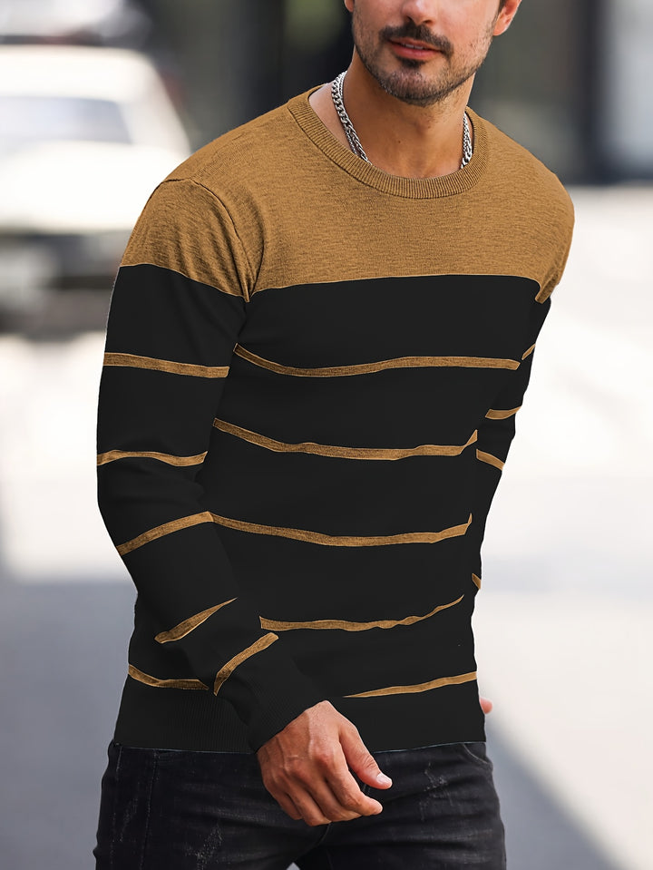 Sigmar | Zeitloser Streifen-Pullover