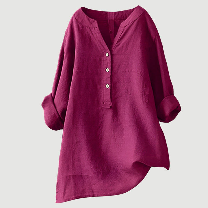 Selma | Feminine Bluse mit V-Ausschnitt