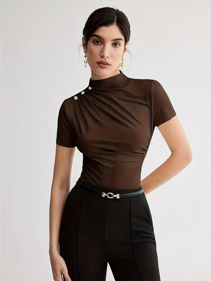 Annelie | Elegantes Kurzarm-Top