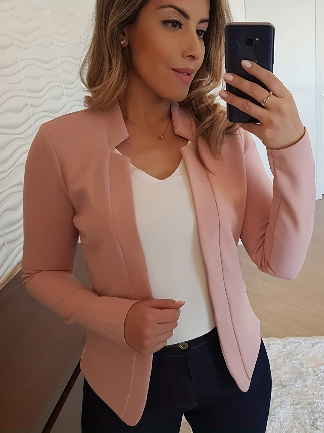 Birgit | Offener Blazer mit Reverskragen
