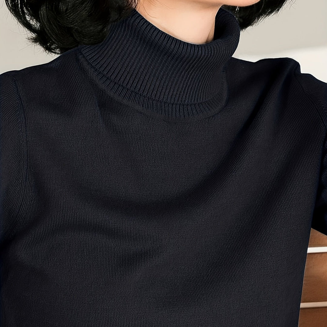 Hertha | Femininer Rollkragenpullover