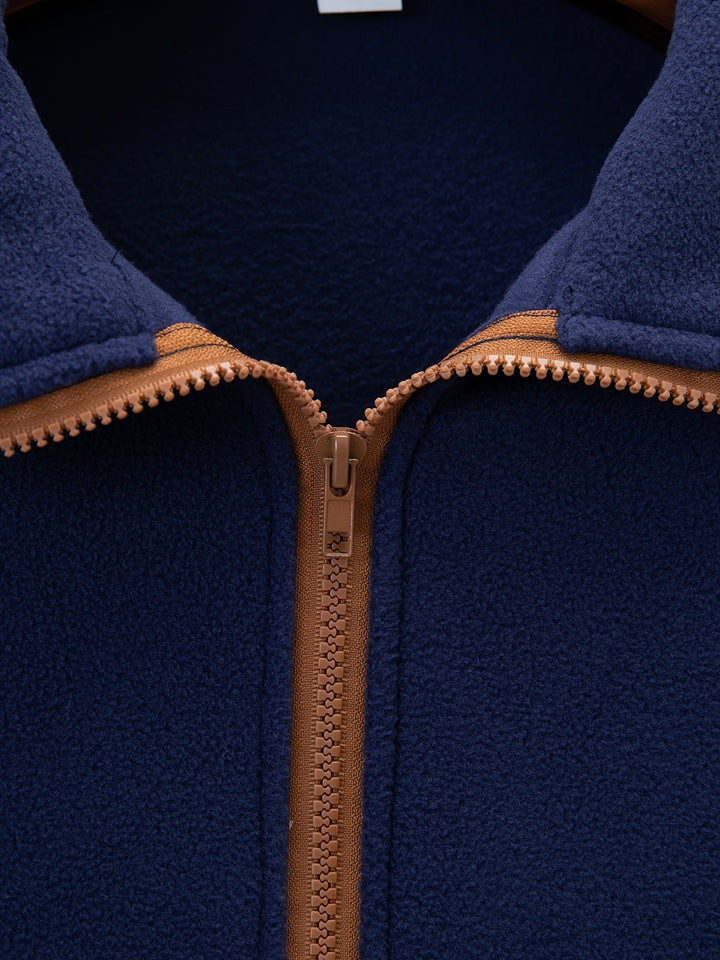 Ralf | Sportlicher Zip-Pullover mit Stehkragen