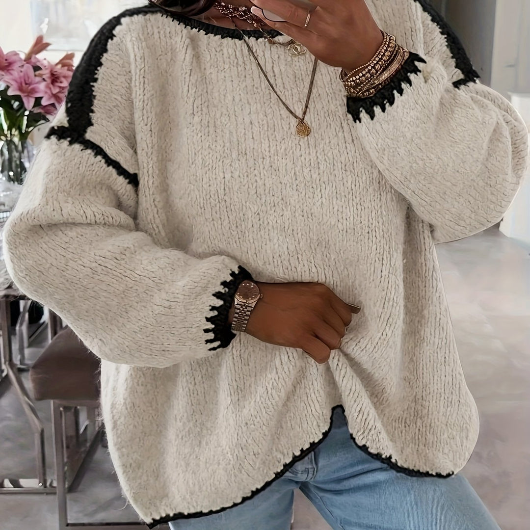 Sigrun | Weich fallender Oversize-Pullover