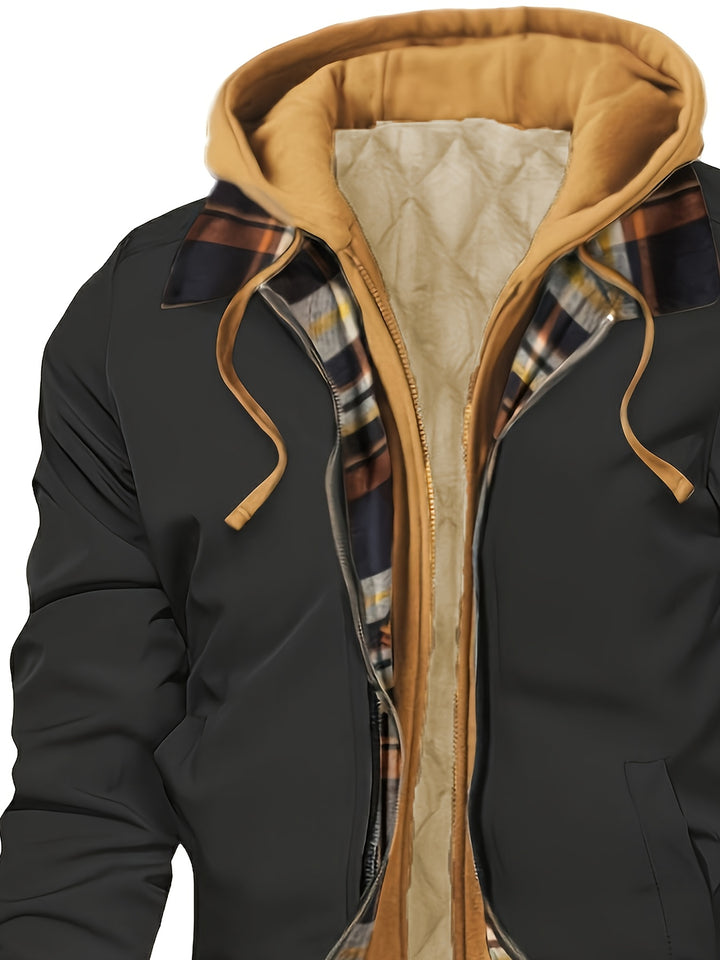Falko | Gefütterte Kapuzenjacke mit Zipper