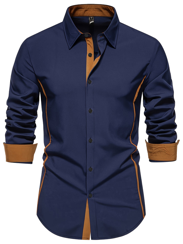 Detlef | Elegantes Kontrast-Hemd