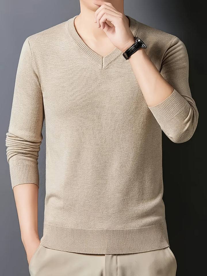 Jens | Klassischer V-Ausschnitt Pullover