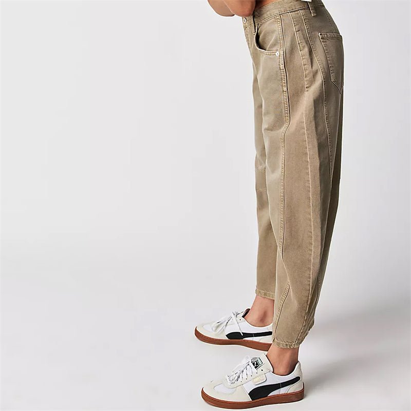 Elisabeth | Damen High-Waist Barrel-Leg Relaxed-Fit Jeans