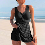 Annika | Damen Klassischer Unterstützender Tankini-Set