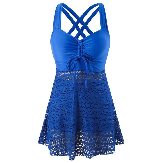 Annika | Damen Klassischer Unterstützender Tankini-Set