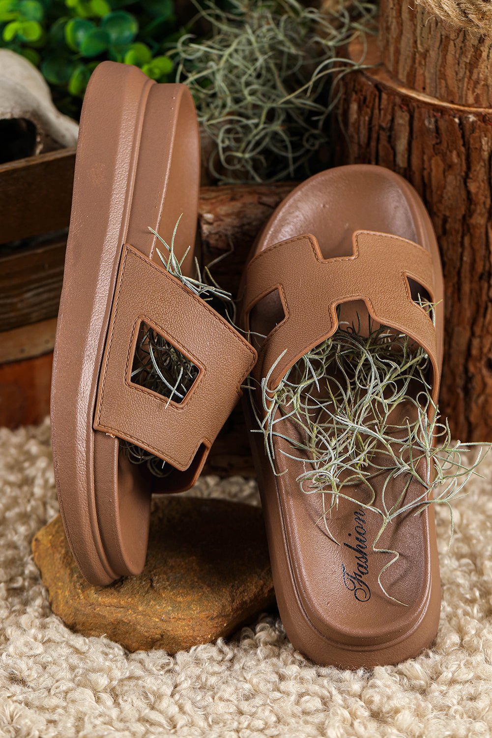Charlotte | Damen Orthopädische Platform Pantoletten