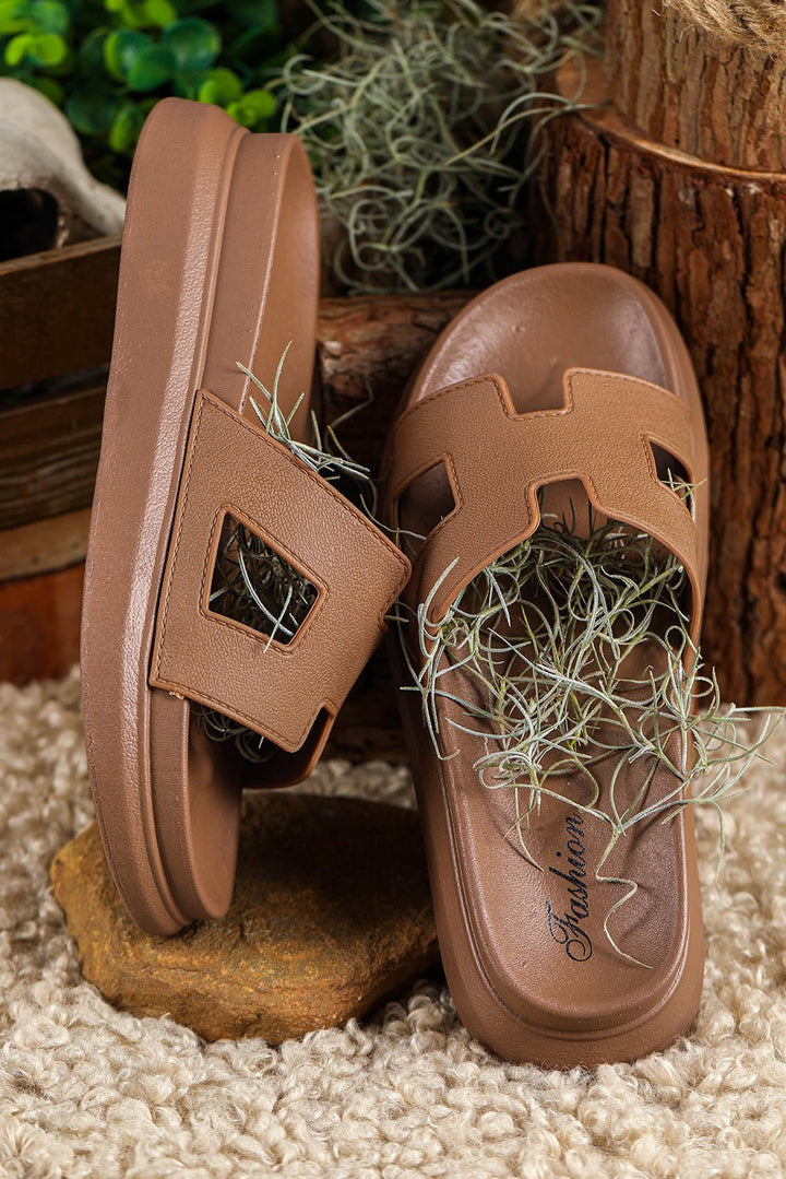 Charlotte | Damen Orthopädische Platform Pantoletten