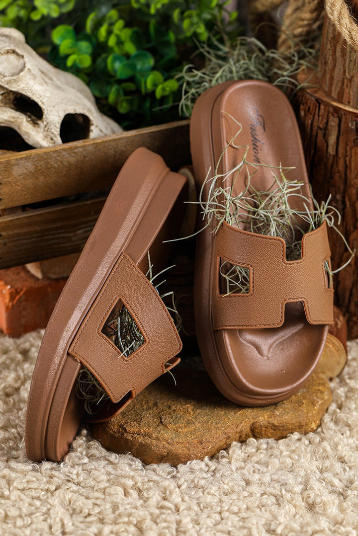 Charlotte | Damen Orthopädische Platform Pantoletten