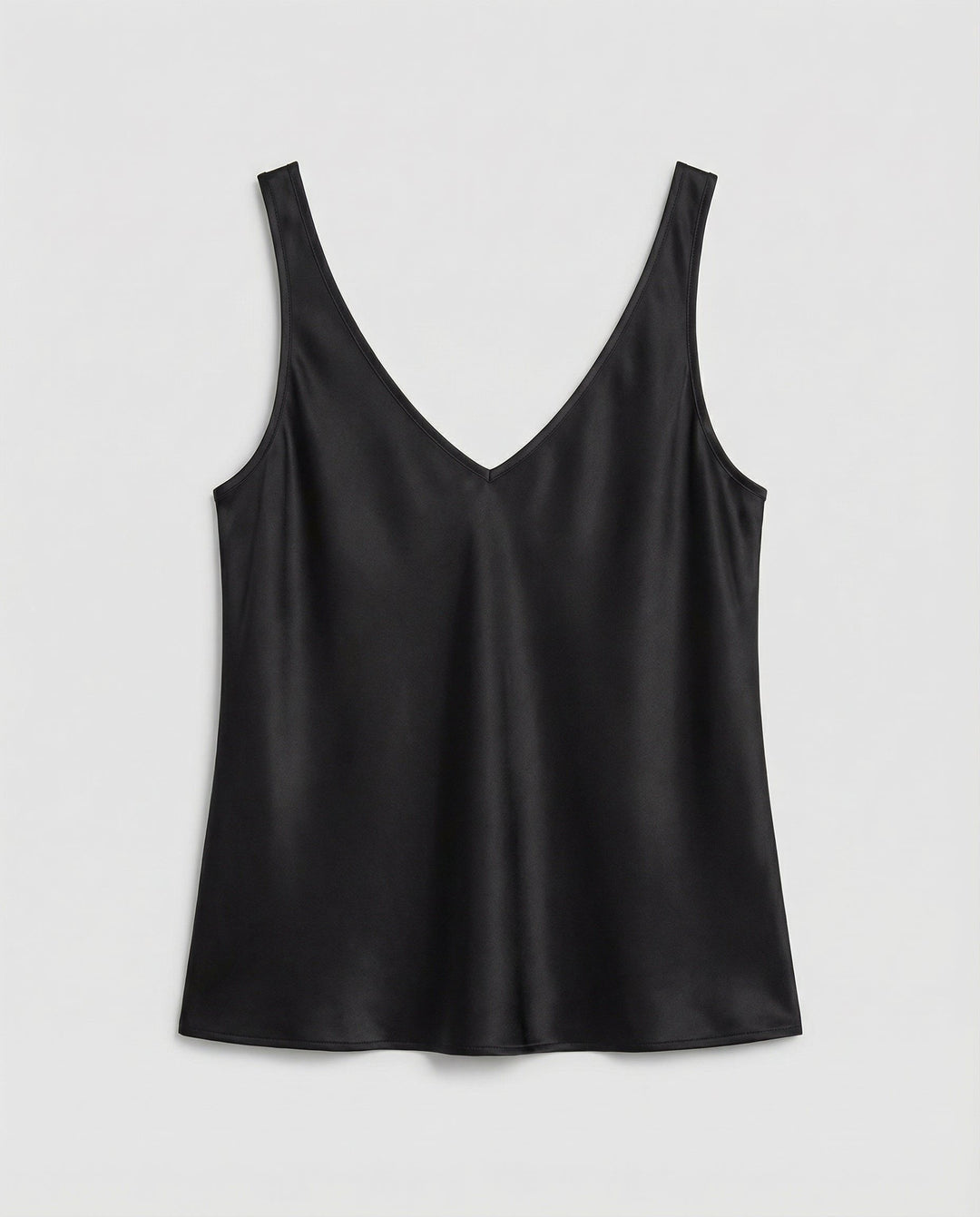 Greta | Damen Satin Camisole V-Ausschnitt Träger-Top