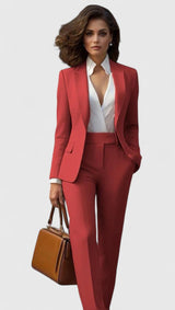 Amelie | Damen Tailliertes Business Anzug Set