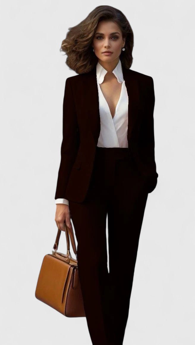 Amelie | Damen Tailliertes Business Anzug Set