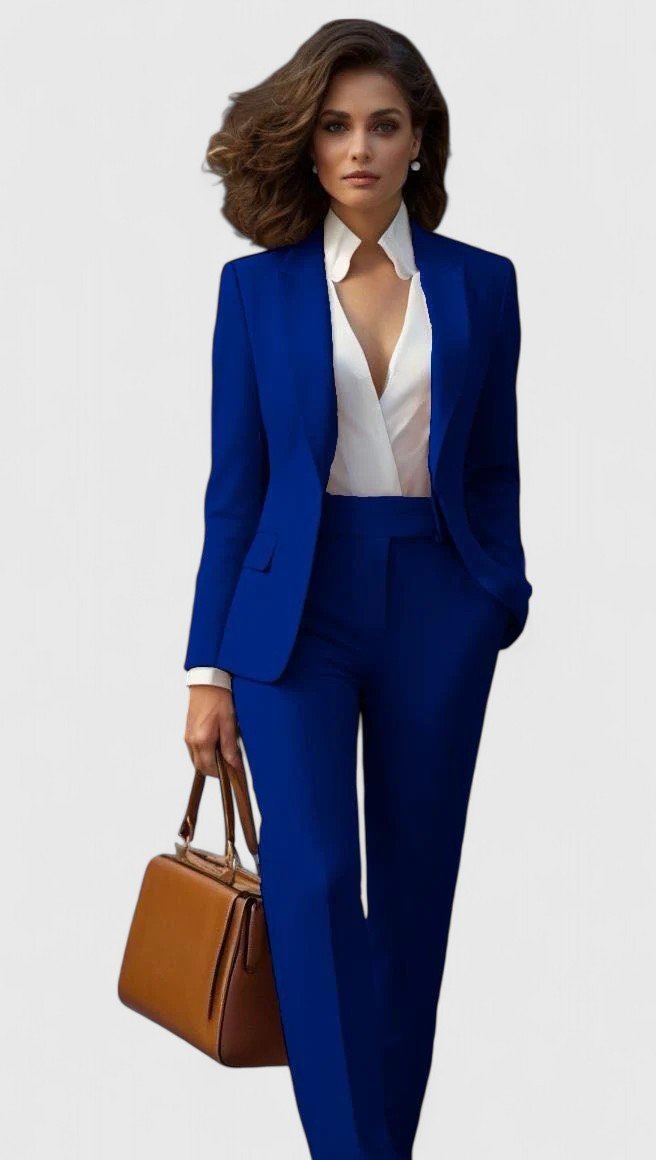 Amelie | Damen Tailliertes Business Anzug Set