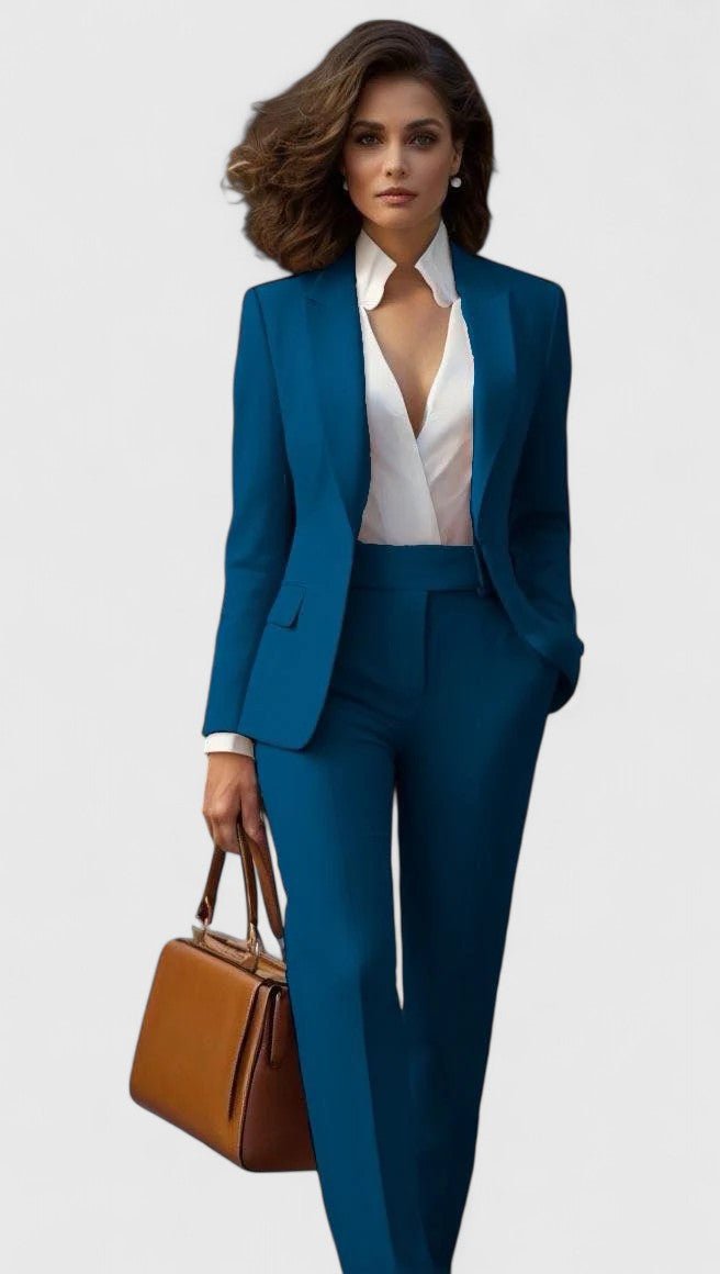 Amelie | Damen Tailliertes Business Anzug Set