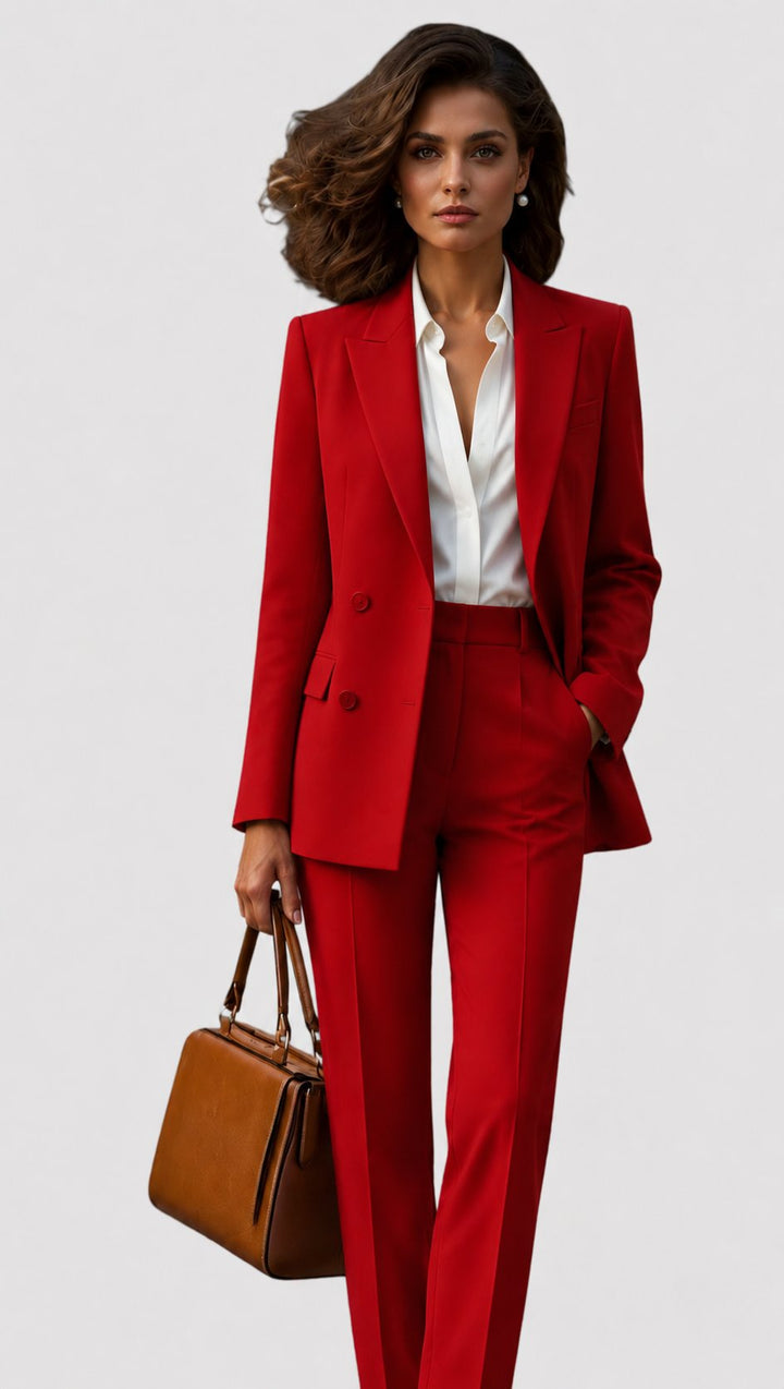 Amelie | Damen Tailliertes Business Anzug Set