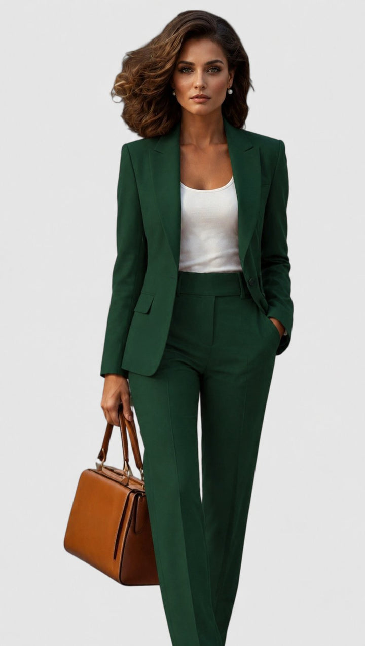 Amelie | Damen Tailliertes Business Anzug Set