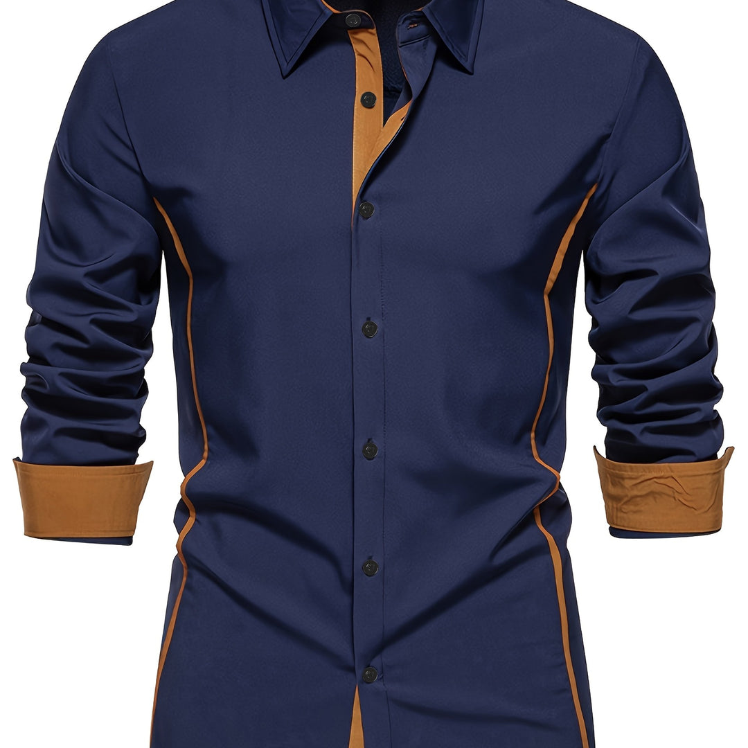 Detlef | Elegantes Kontrast-Hemd