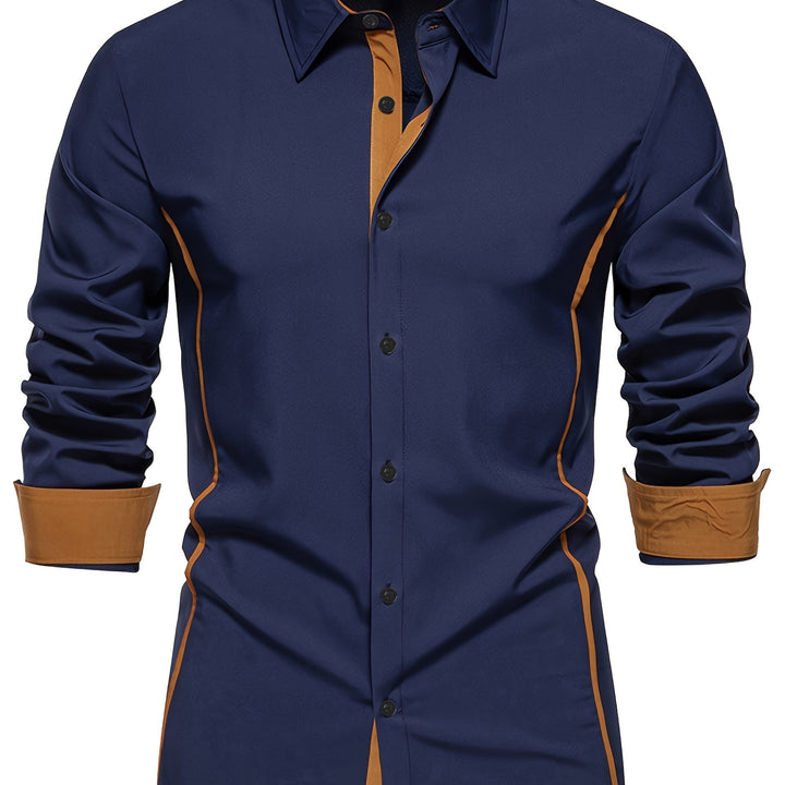 Detlef | Elegantes Kontrast-Hemd
