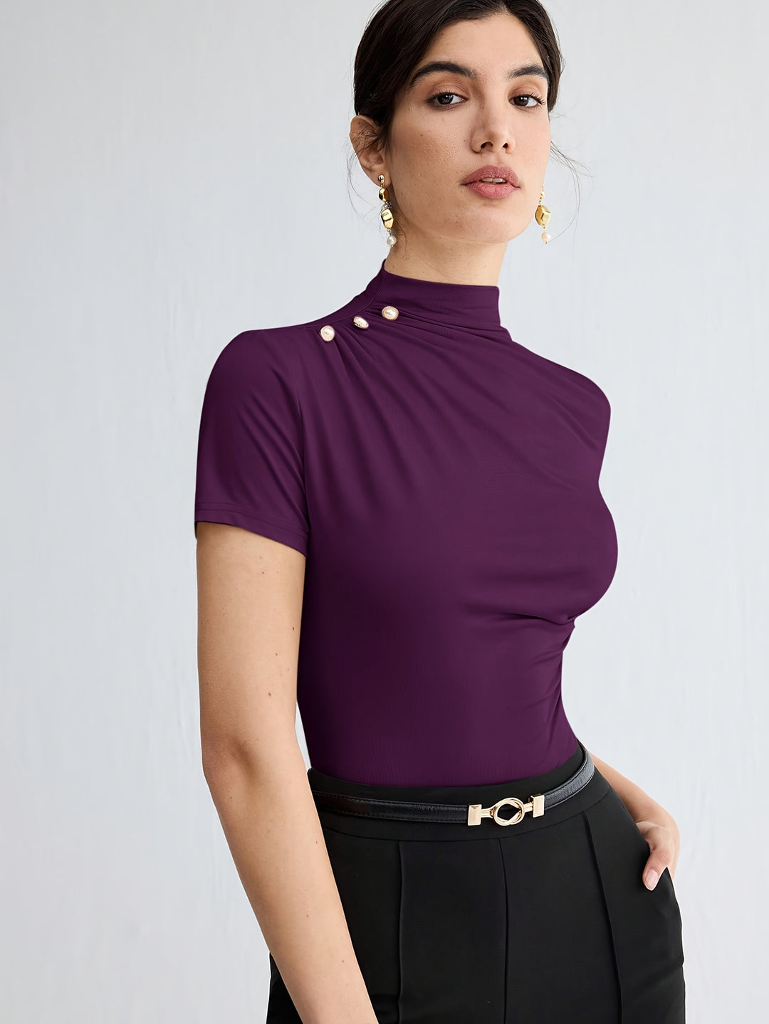 Annelie | Elegantes Kurzarm-Top