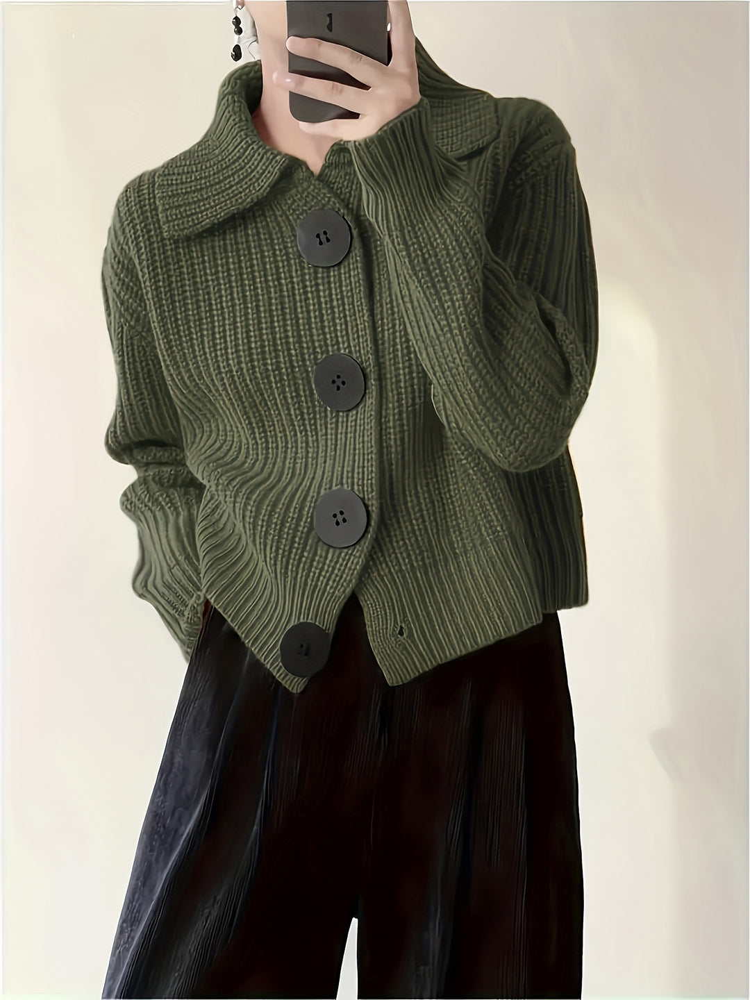 Hanne | Weicher Kragen-Strickpullover