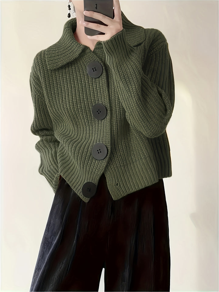 Hanne | Weicher Kragen-Strickpullover