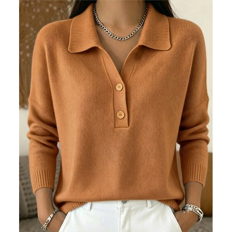 Iris | Eleganter Pullover mit Polokragen