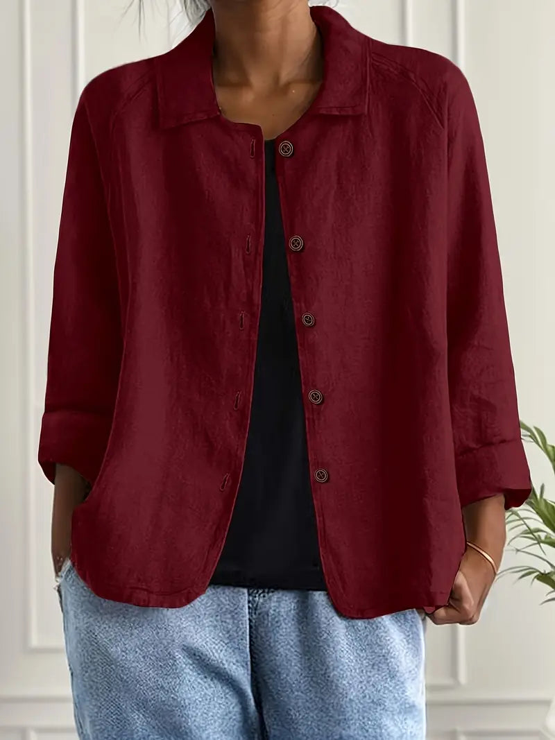 Renate | Leichte Knopfjacke für jeden Tag
