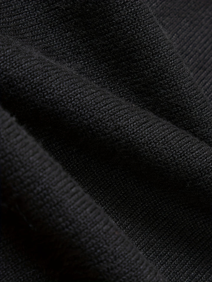 Konstantin | Eleganter Strick-Poloshirt mit Reißverschluss
