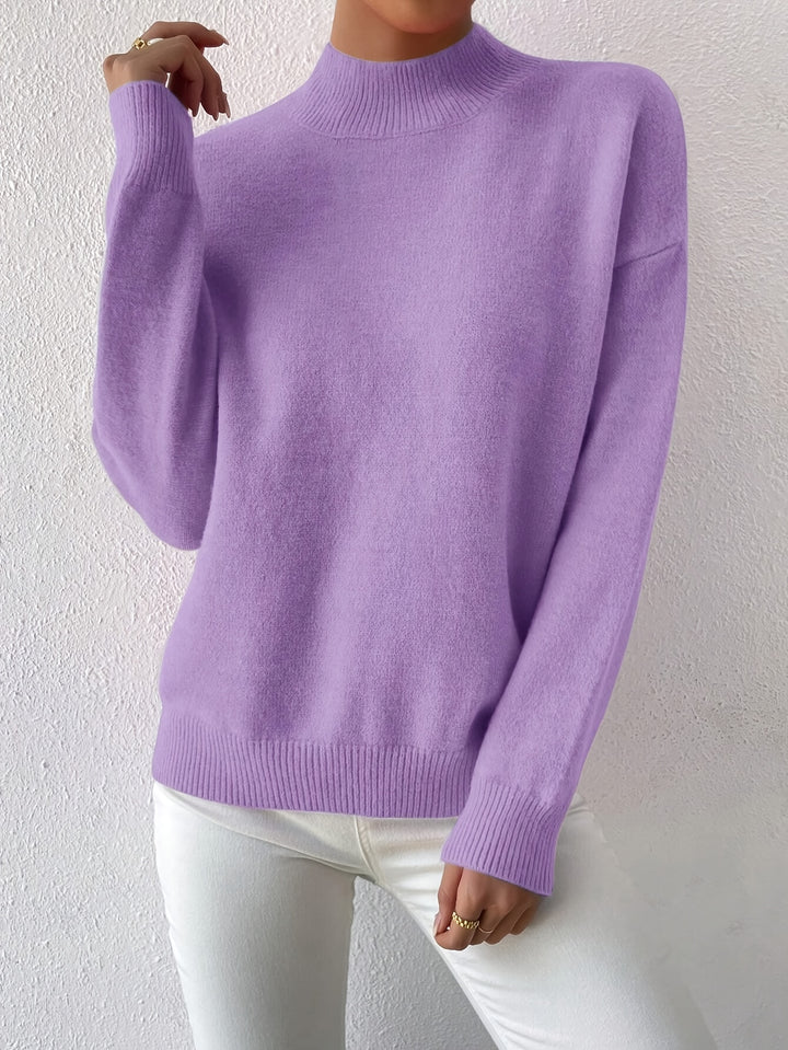 Thekla | Eleganter Stehkragen-Pullover
