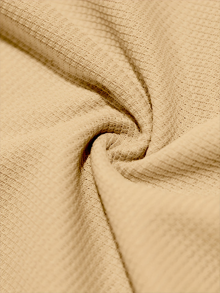 Klaus | Klassisches Henley-Shirt mit Struktur