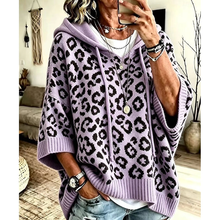 Anneke | Kuscheliger Kapuzenpullover mit Muster