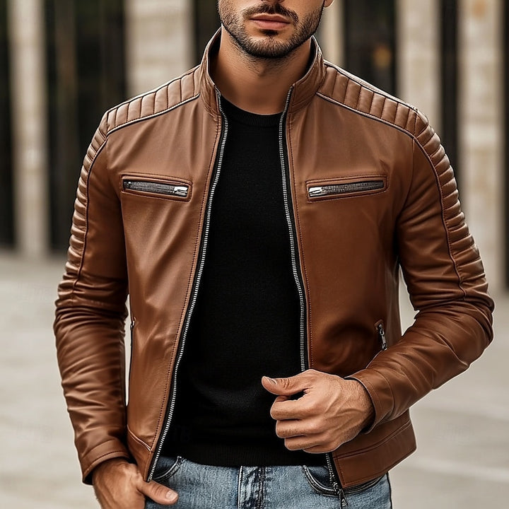 Gunnar | Sportlich-Elegante Bikerjacke