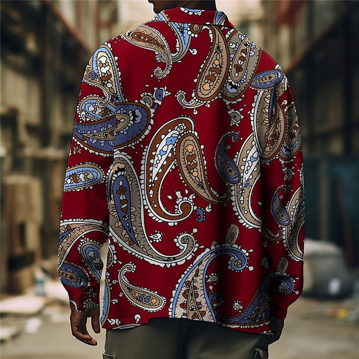 Torben | Kunstvolle Hemdjacke im Paisley-Stil