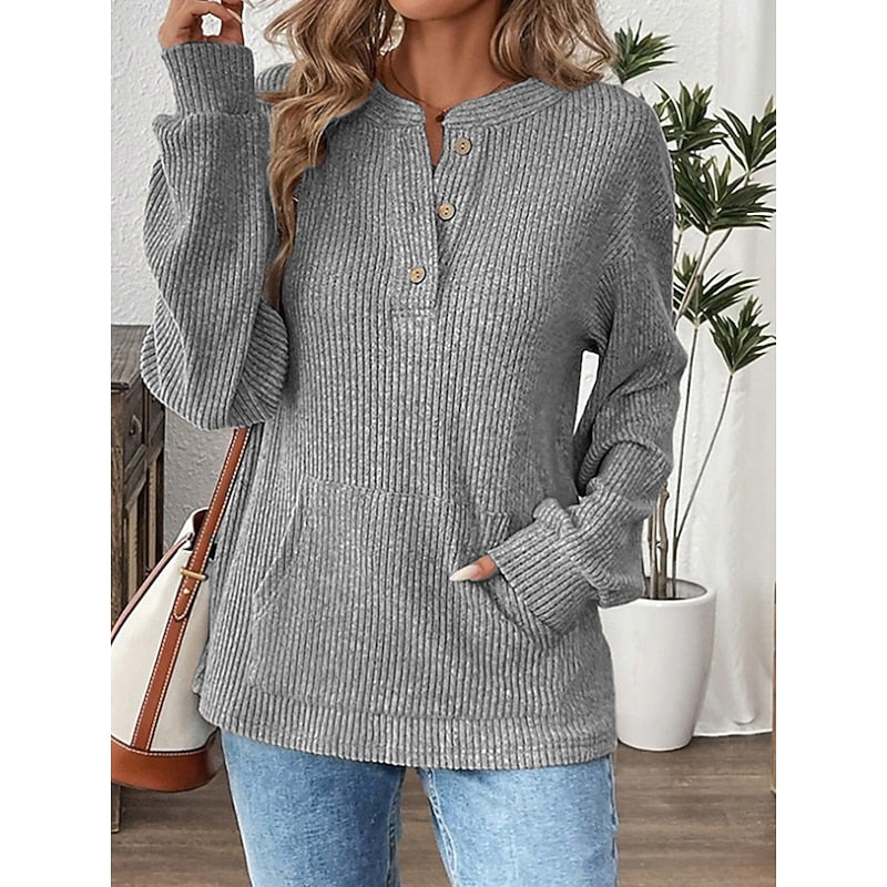 Marleen | Strukturiertes Knopf-Shirt