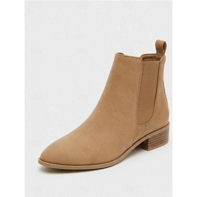 Rosemarie | Elegante Chelsea-Stiefeletten mit Blockabsatz