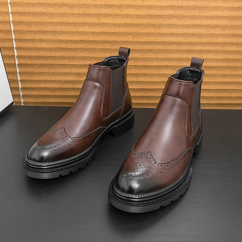 Theodor | Eleganter Business-Chelsea-Stiefel
